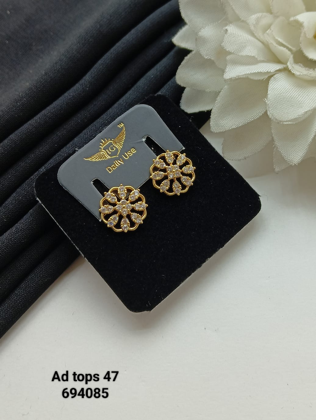 Pia Long Latkan Drop Earrings