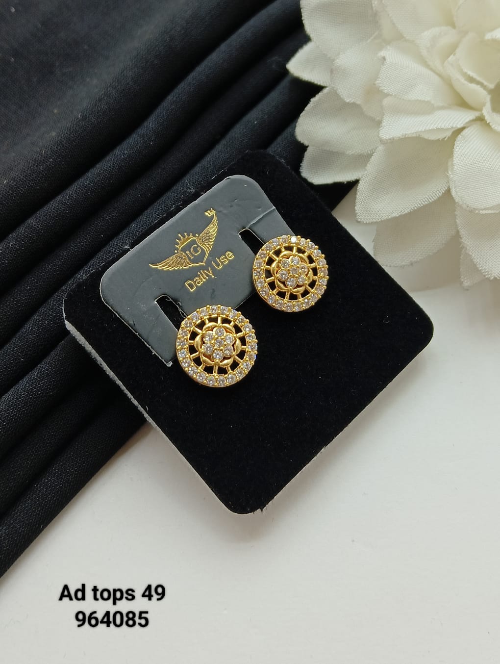 Sia Long Latkan Drop Earrings